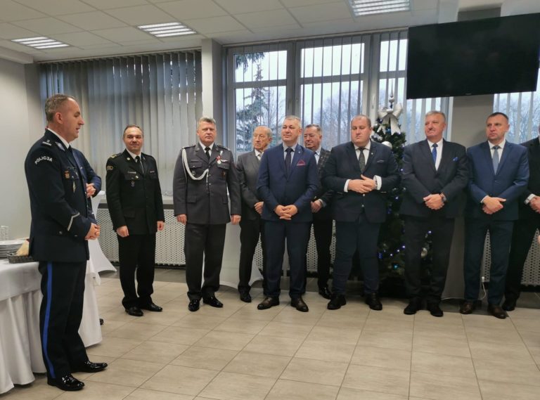 Spotkanie opłatkowe w Komendzie Miejskiej Policji w Koninie