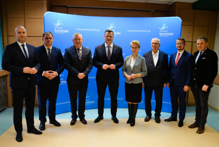 Spotkanie z ministrem rozwoju i technologii – plany inwestycyjne i kierunki rozwoju powiatu konińskiego