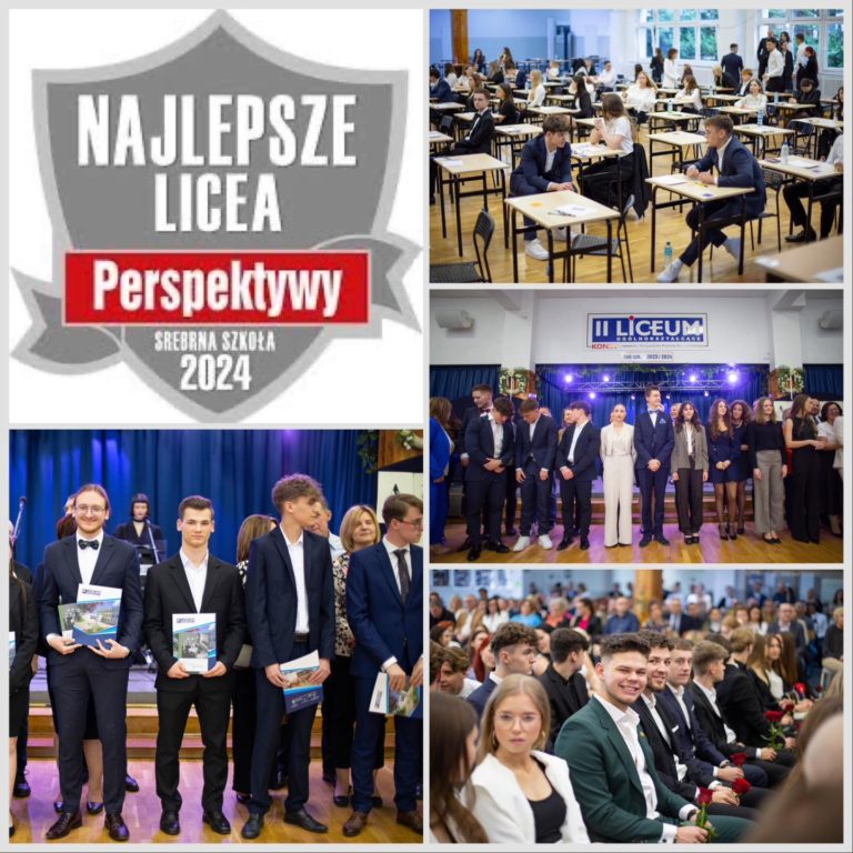 II Liceum Ogólnokształcące im. K.K. Baczyńskiego w Koninie zdobyło tytuł „Srebrnej Szkoły”