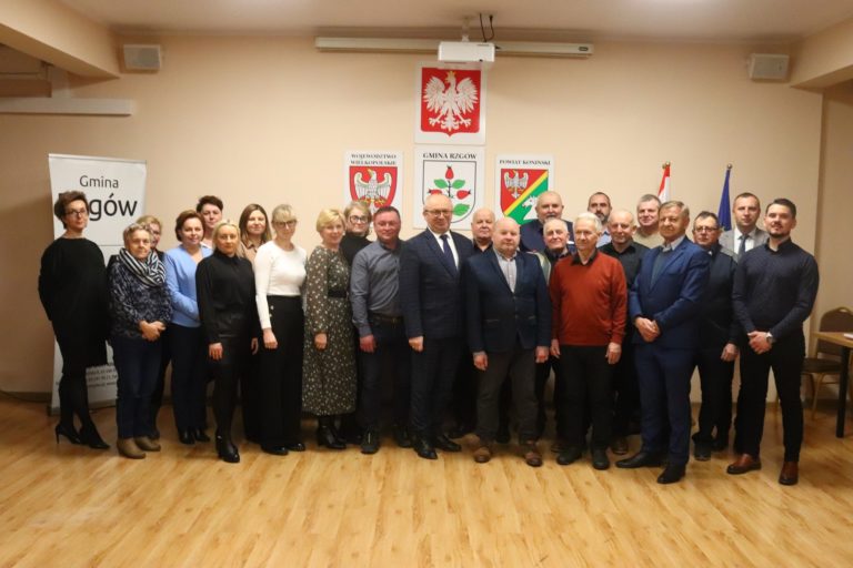 Spotkanie Wójta Gminy Rzgów z sołtysami