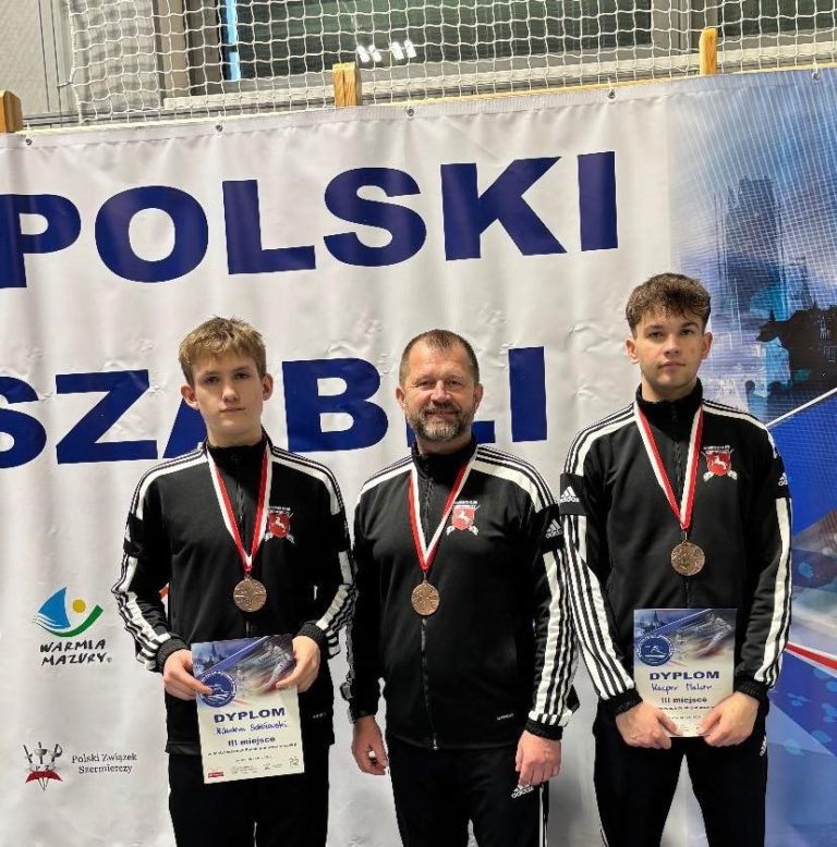 Brązowy Medal dla Zespołu Szkół Górniczo-Energetycznych w Mistrzostwach Polski Juniorów w Szabli