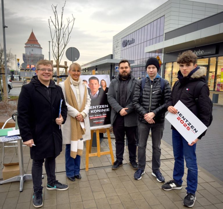 Zbiórka podpisów dla Sławomira Mentzena Konin