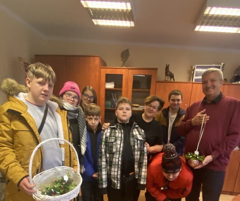 Noworoczne życzenia od uczniów SOSW w Strzelnie