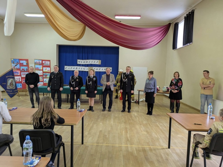 Gminny Etap Turnieju „Młodzież zapobiega pożarom” – Wyniki i gratulacje