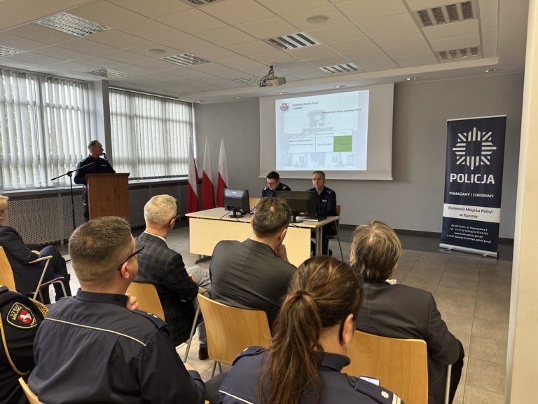 Podsumowanie 2024 roku – narada roczna konińskiej Policji