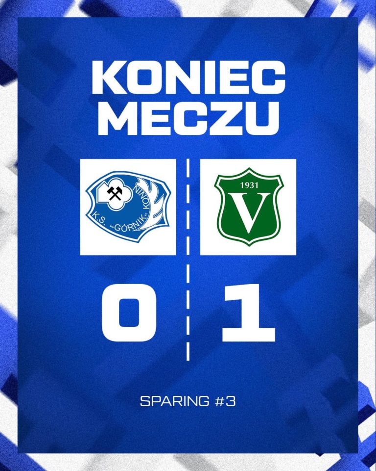 Minimalna porażka w meczu kontrolnym