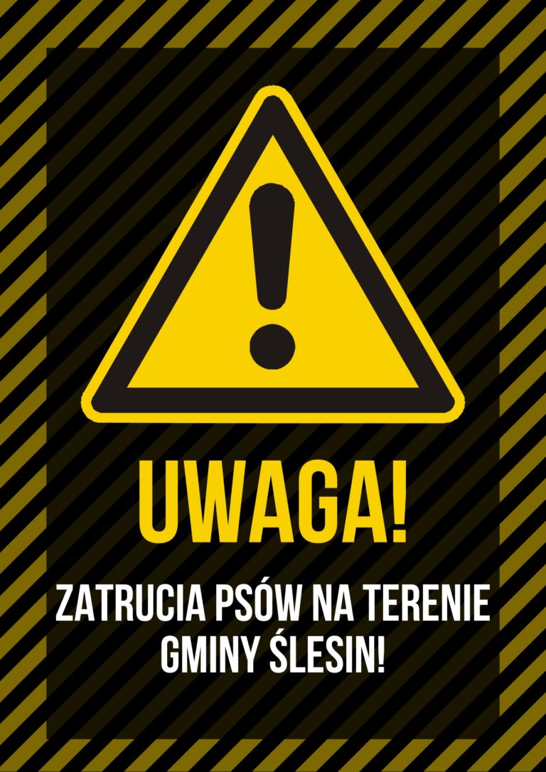 UWAGA MIESZKAŃCY GMINY ŚLESIN