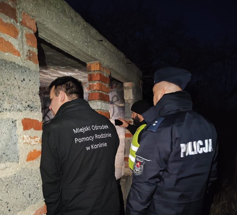 Wsparcie dla osób w kryzysie bezdomności – wspólna akcja służb w Koninie