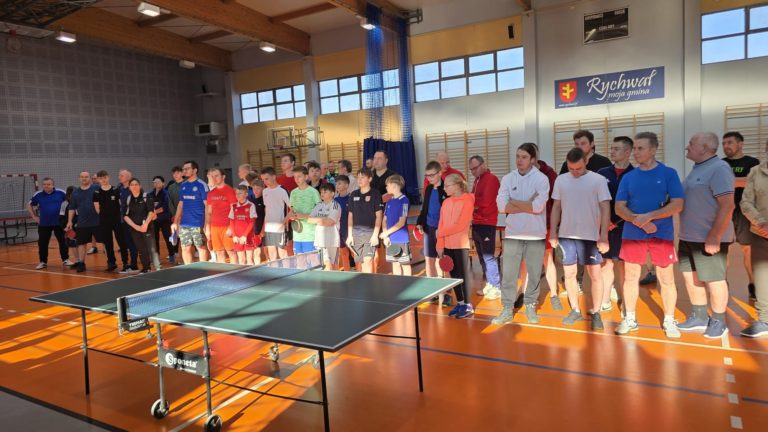 12. Turniej Tenisa Stołowego o Puchar Burmistrza Rychwała zakończony