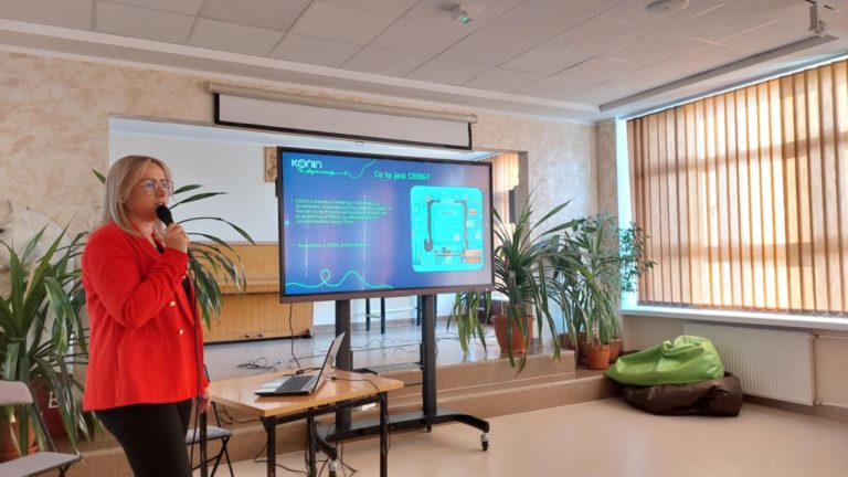 Spotkanie o przedsiębiorczości w ZSGE Konin