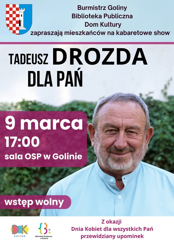Dzień Kobiet w Domu Kultury w Golinie – 9 marca 2025 r.