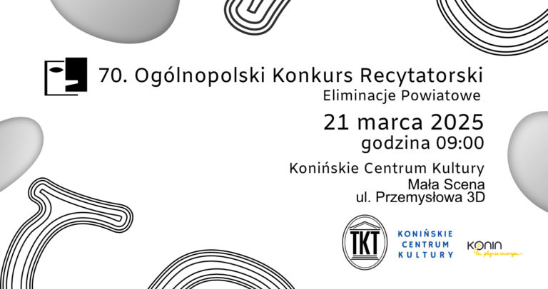 Ogólnopolski Konkurs Recytatorski: Zaproszenie do Udziału w Eliminacjach Powiatowych