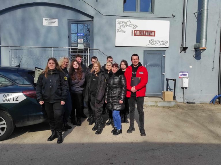 Uczniowie Technikum Ekonomicznego z Konina na wycieczce edukacyjnej