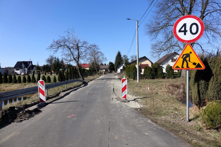 Tymczasem w Lądku: Przebudowa drogi w toku!