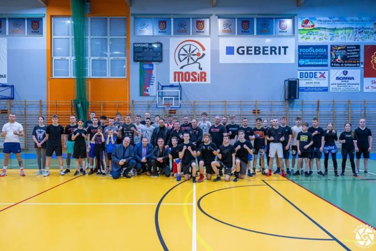 Zawodnicy Copacabana Konin na treningu z mistrzem Foidorem Czerkaszynem