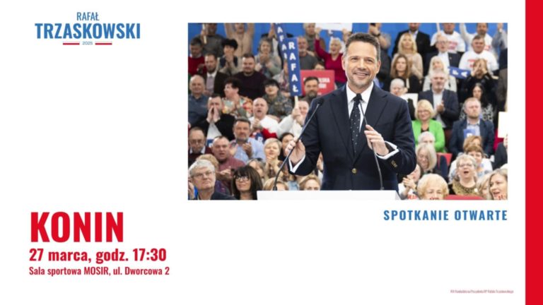 Spotkanie z Rafałem Trzaskowskim w Koninie