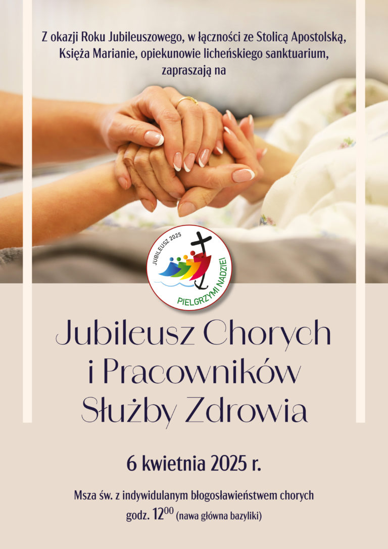 Zaproszenie na jubileuszowe spotkanie chorych i pracowników służby zdrowia