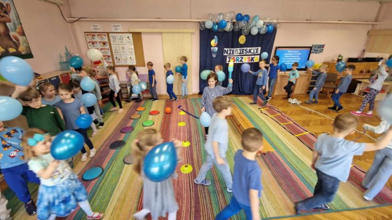 Przedszkole Nr 10 w Koninie wzięło udział w projekcie „Niebieskie Igrzyska”