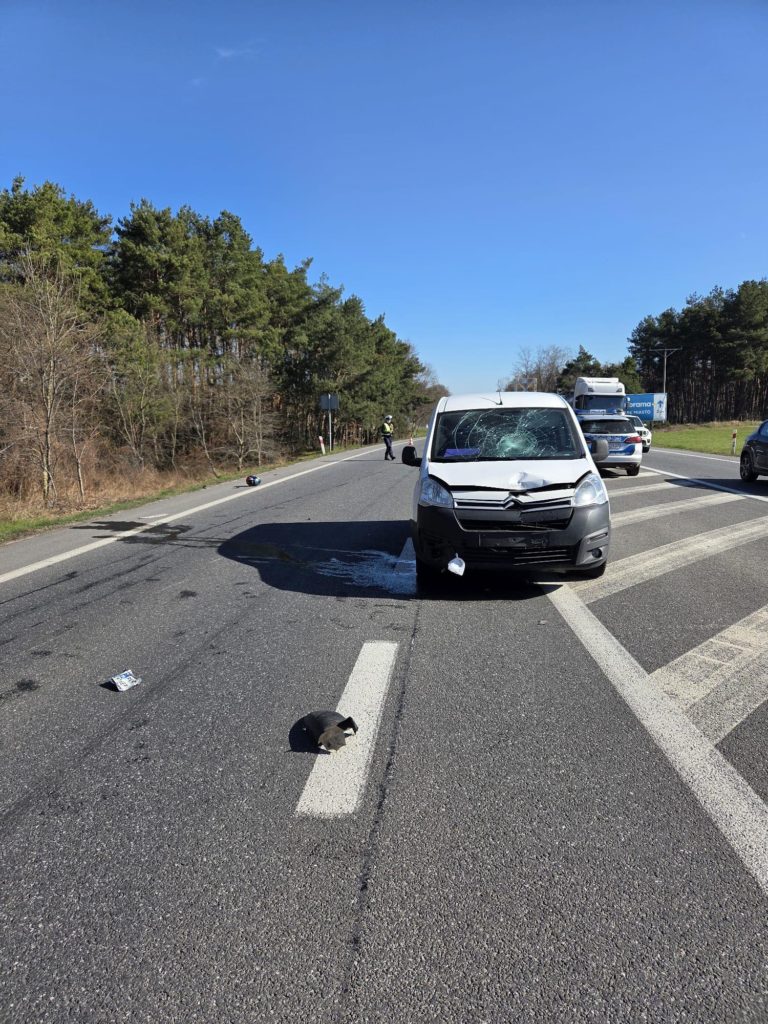 Zdarzenie na drodze K25 w rejonie Modły – Ruch wahadłowy