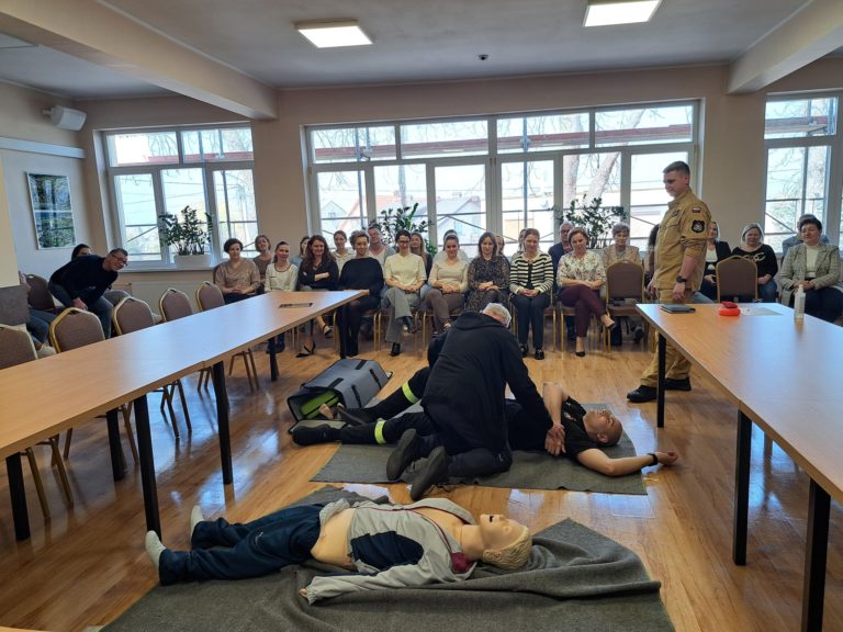 Szkolenie z pierwszej pomocy dla pracowników Urzędu Gminy Rzgów