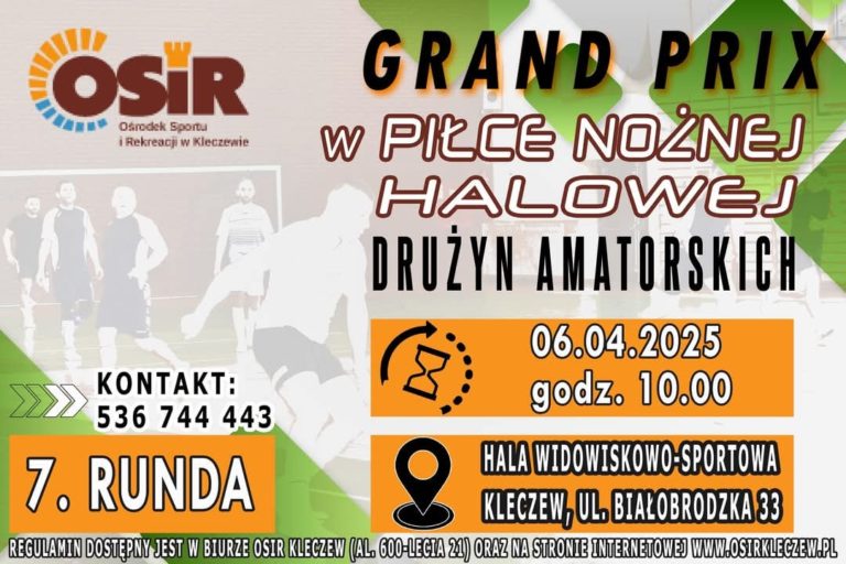 7. runda Grand Prix w Piłce Nożnej – terminarz spotkań