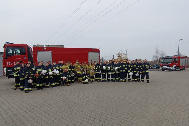 Szkolenie podstawowe strażaka ratownika OSP w Koninie