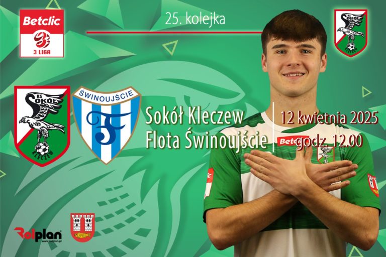 Sokół Kleczew lider rozgrywek zmierzy się z Flota Świnoujście!
