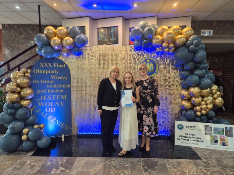 Klaudia Szymczak Laureatką Miejskiej Olimpiady Wiedzy na Temat Uzależnień