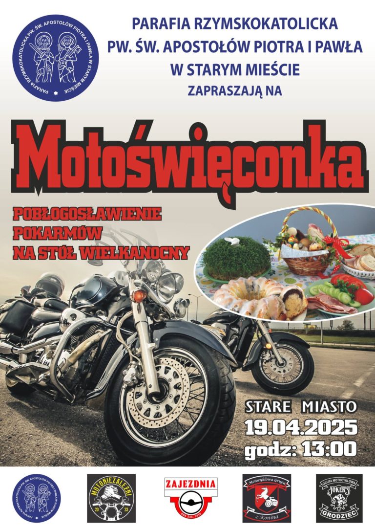 Motoświęconka w Starym Mieście – motocykliści zjednoczeni przy świątecznym stole