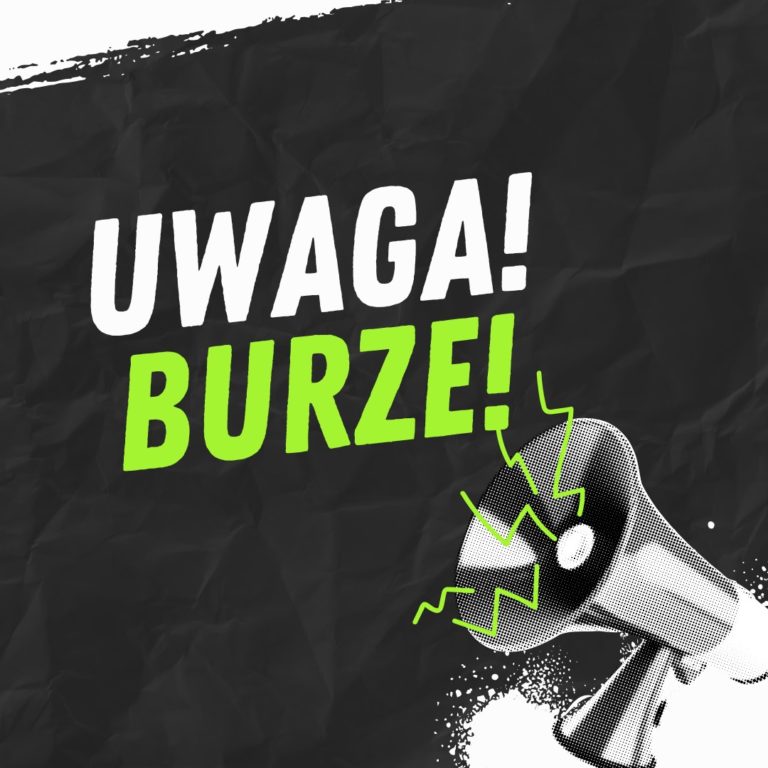 Ostrzeżenie meteorologiczne: możliwe burze i silny wiatr