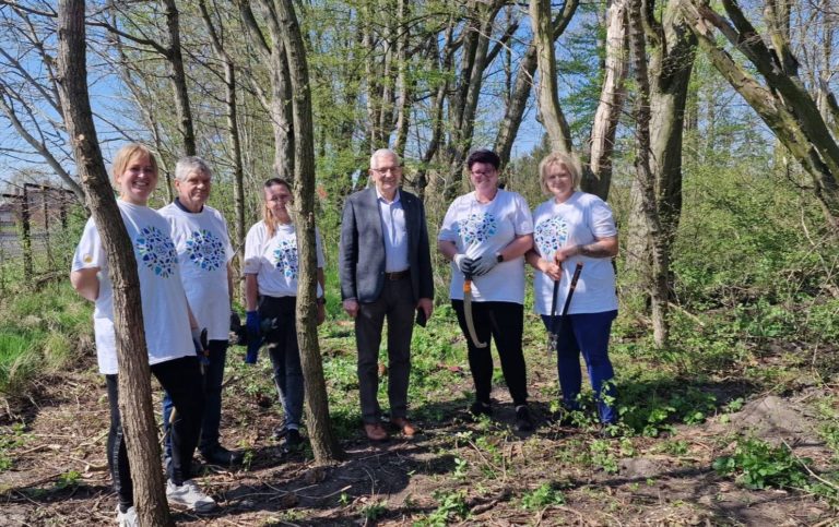 Wiosenne sprzątanie parku w Dąbroszynie – Akcja na rzecz czystej przyrody