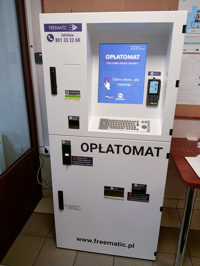 Nowoczesny opłatomat dostępny w Urzędzie Gminy i Miasta w Tuliszkowie