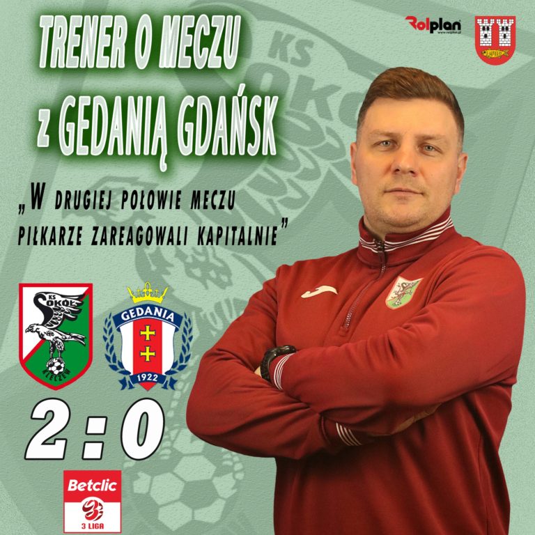 Zwycięstwo Sokoła Kleczew po trudnej pierwszej połowie – komentarz trenera Pozorskiego
