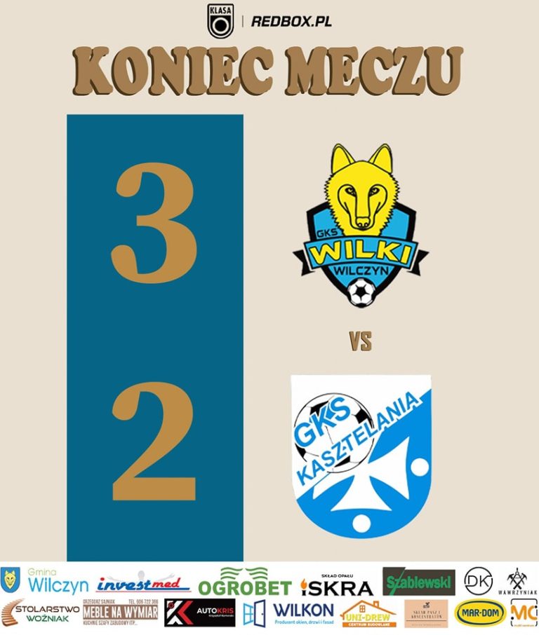 GKS Wilki Wilczyn przełamują serię porażek i pokonują Kasztelanię Brudzew