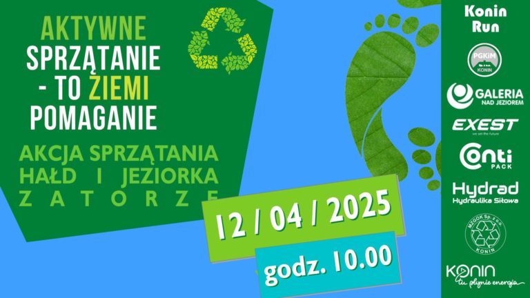 Aktywne Sprzątanie – Pomagamy Ziemi: Wspólne Sprzątanie Hałd nad Jeziorkiem Zatorze w Koninie