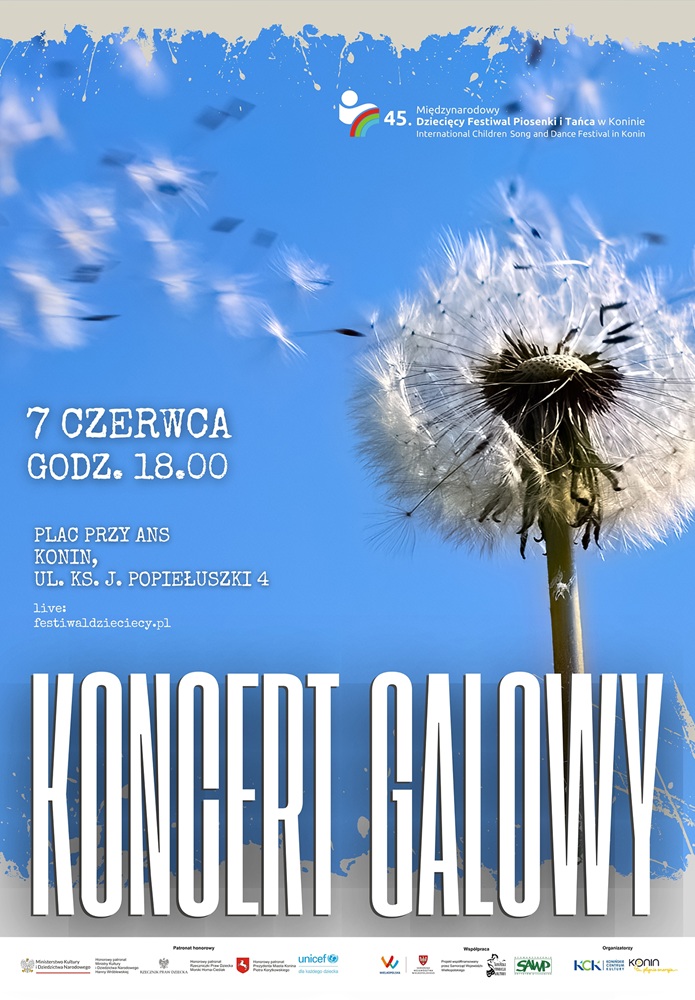45. Międzynarodowy Dziecięcy Festiwal Piosenki i Tańca w Koninie coraz bliżej