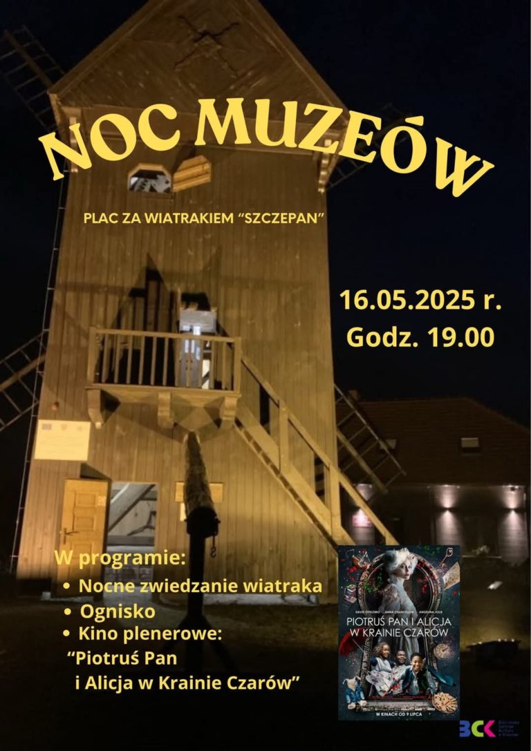 XIII Noc Muzeów w Budzisławiu Kościelnym – magiczna noc w Wiatraku Szczepan