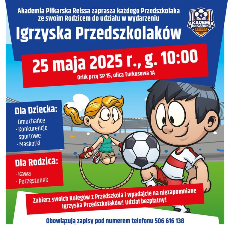 Sportowe emocje dla najmłodszych! Ruszają zapisy na Igrzyska Przedszkolaków