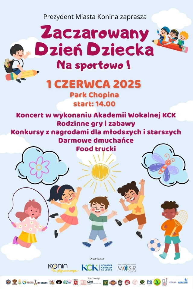 Zaczarowany Dzień Dziecka na sportowo w Parku Chopina