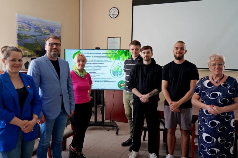 Studenci bezpieczeństwa wewnętrznego z wizytą w MZGOK – nauka ekologii w praktyce