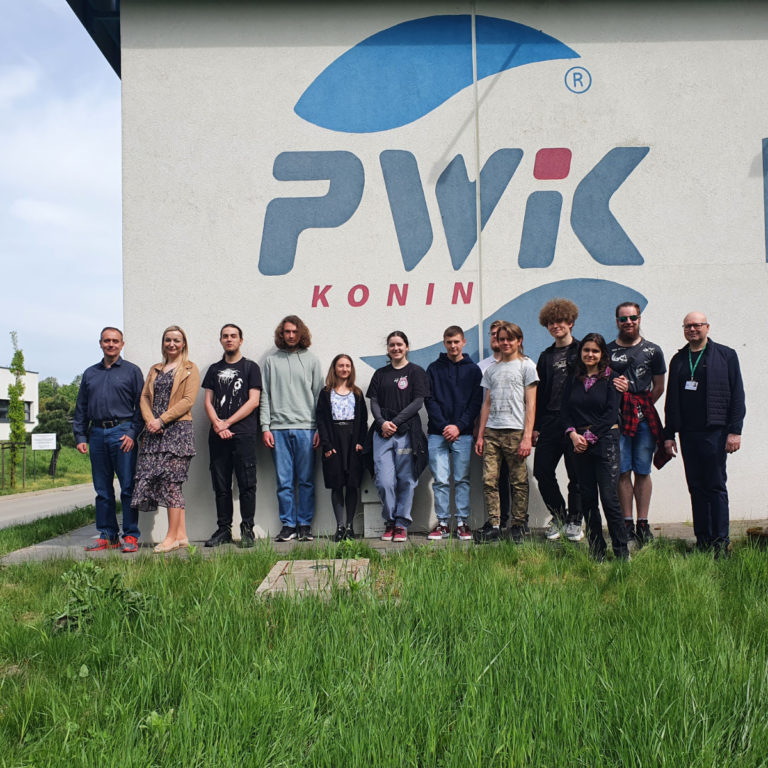 Z wizytą studyjną w PWiK Konin – studenci ANS poznali zaplecze technologiczne przedsiębiorstwa