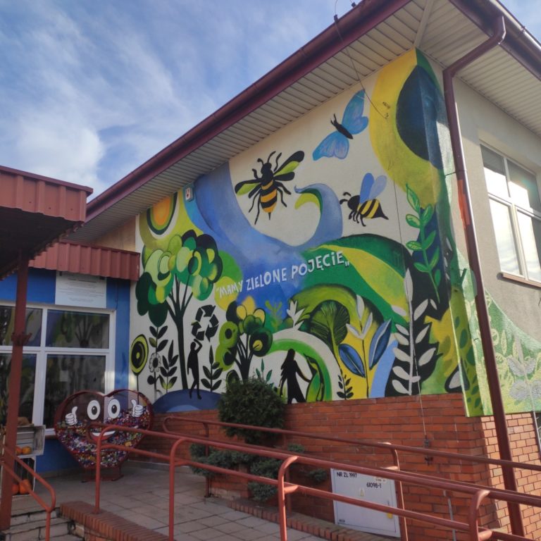 Zielone strefy i ekomural w Grzymiszewie. Proekologiczna inwestycja zrealizowana