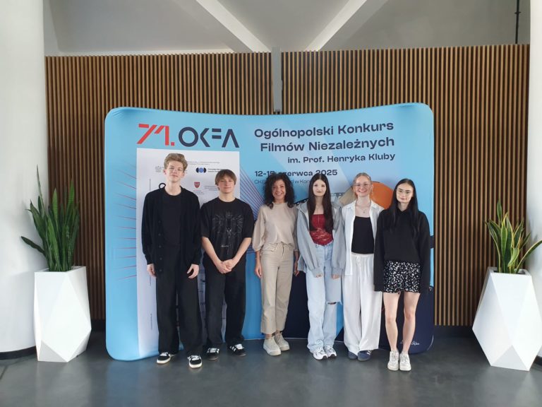 Uczniowie I LO w Koninie z filmowym doświadczeniem na OKFA