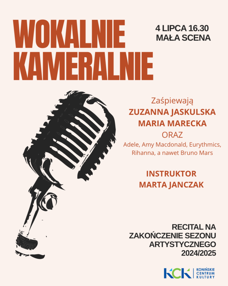 Wokalne kameralne zakończenie roku w piosence