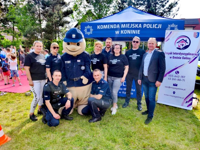 Policjanci z Konina świętowali Dzień Dziecka w Golinie