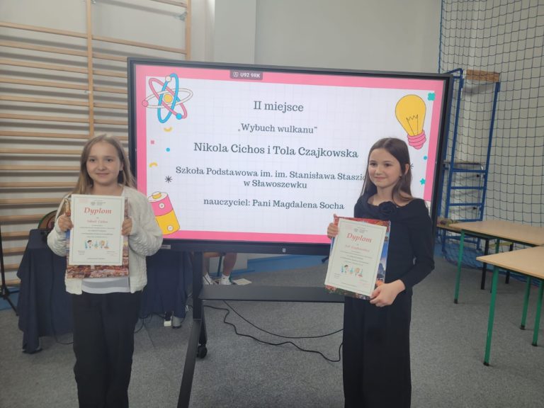 Sukces uczennic ze Szkoły Podstawowej w Sławoszewku w Wielkopolskim Konkursie Przyrodniczym „Młody Odkrywca”