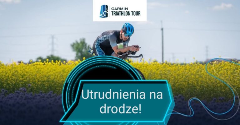 Czasowe utrudnienia w ruchu na trasie Ślesin – rondo Sławoszewek podczas Garmin Triathlon Tour