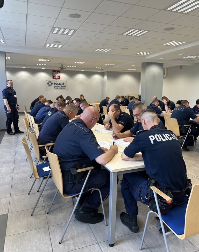 Powiatowy konkurs „Dzielnicowy Roku 2025” zakończony w Komendzie Miejskiej Policji w Koninie