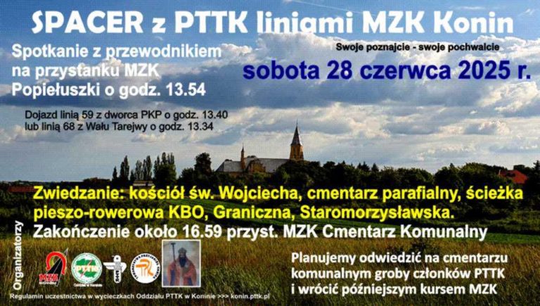 Spacer z PTTK liniami MZK Konin