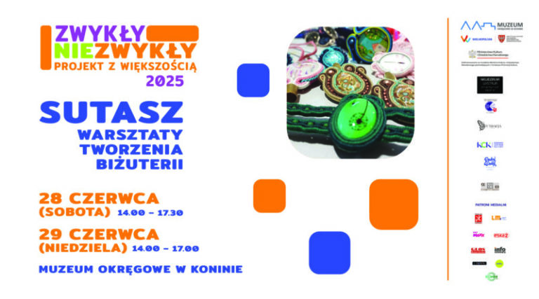 Warsztaty biżuterii sutasz w Muzeum Okręgowym w Koninie: twórczość bez barier